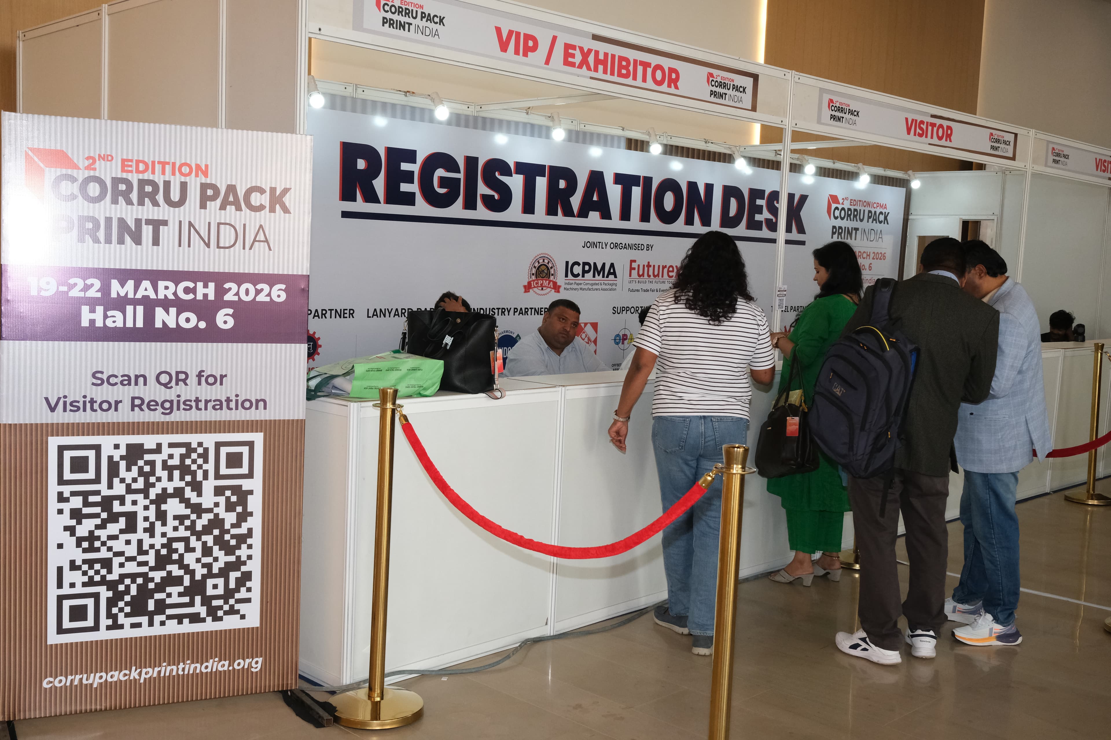 Registration desk
