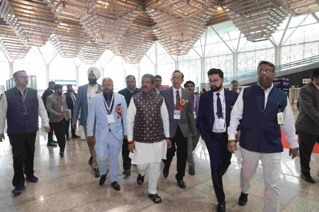 Packaging industry exhibition floor at Corru Pack Print India event