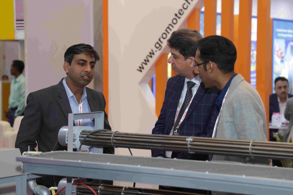 Packaging industry exhibition floor at Corru Pack Print India event