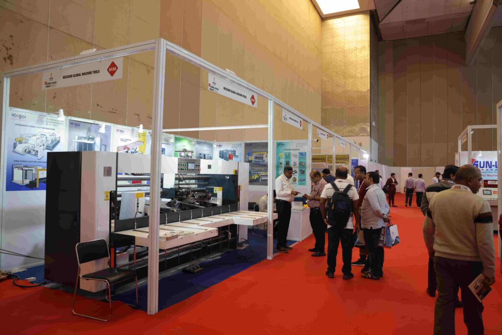 Industry professionals visiting Corru Pack Print India packaging trade fair
