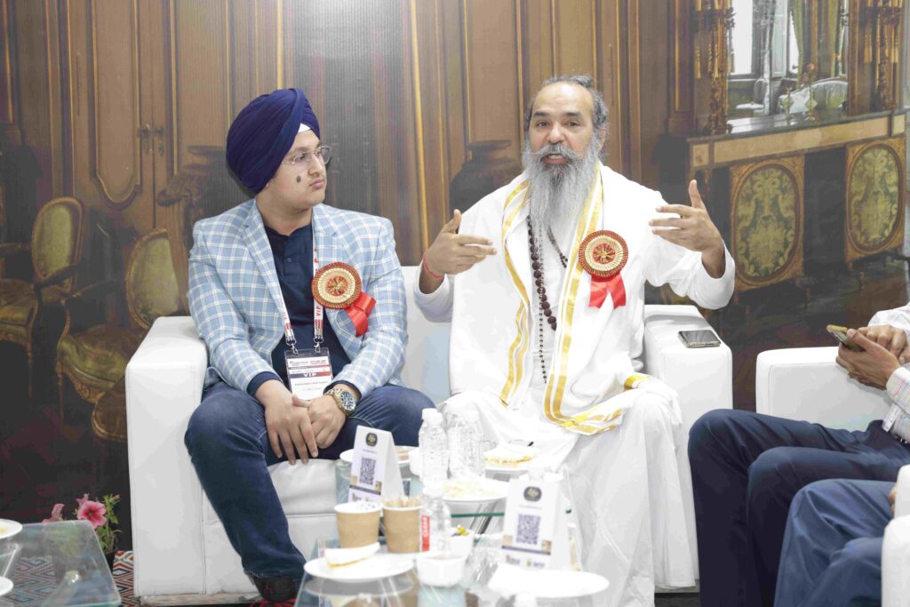 Visitors exploring packaging technology at Corru Pack Print India exhibition