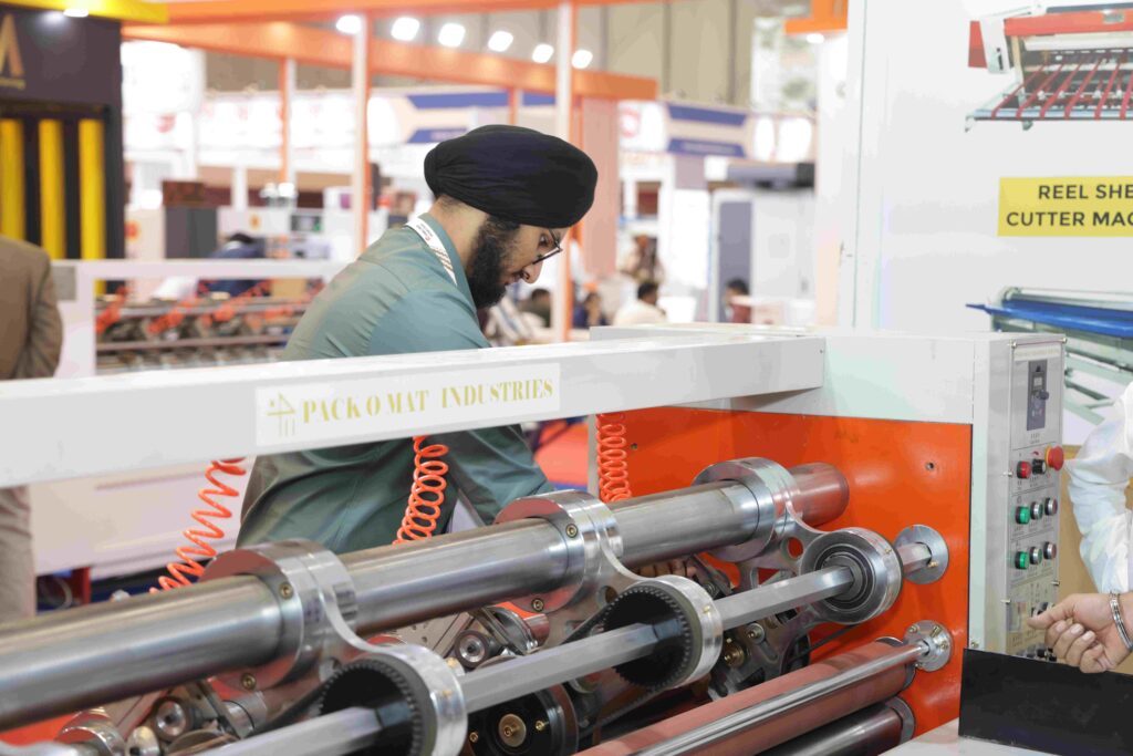 Crowd visiting Corru Pack Print India corrugated packaging industry expo