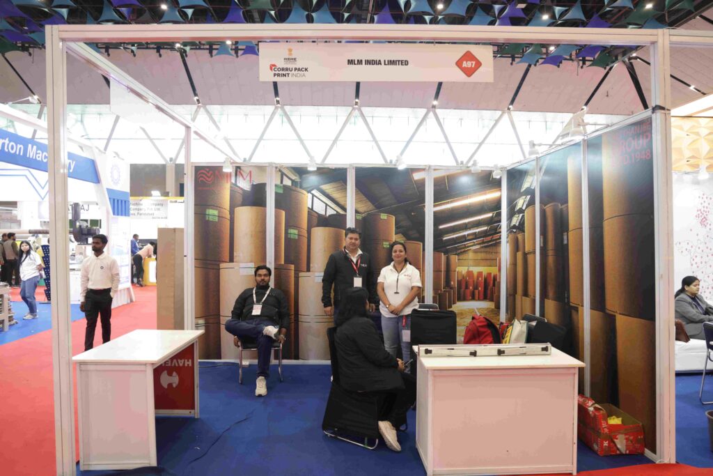 Crowd visiting Corru Pack Print India corrugated packaging trade fair